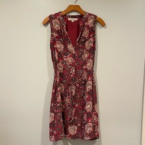 LOFT Floral Sleeveless Dress